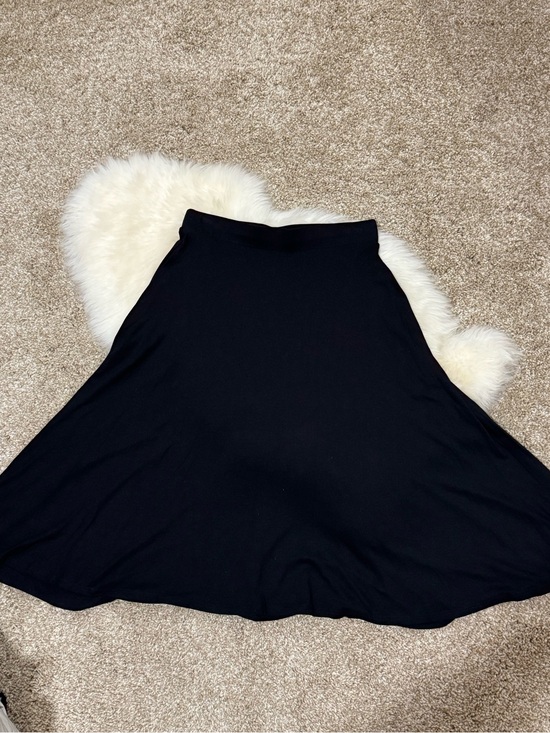 Modcloth Dresses & Skirts - ModCloth Women’s Excellent Attained Knit A-Line Classic Skirt Black Size S